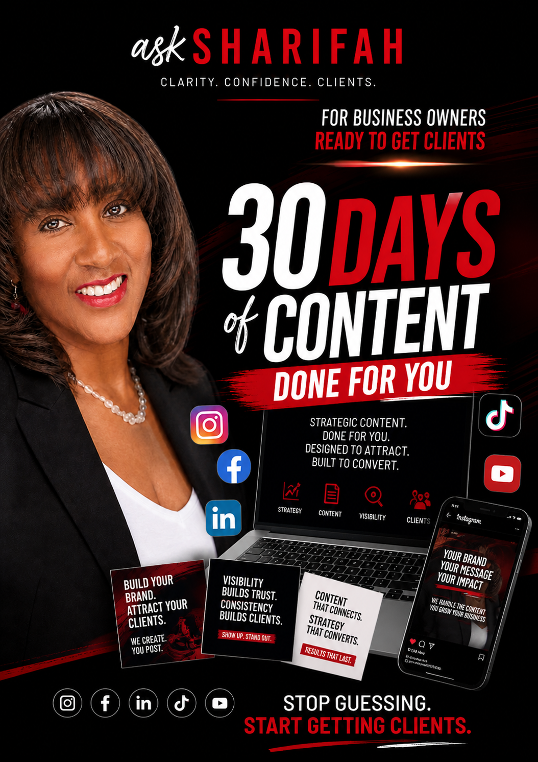 30 Days of Content Done For You — Ask Sharifah
