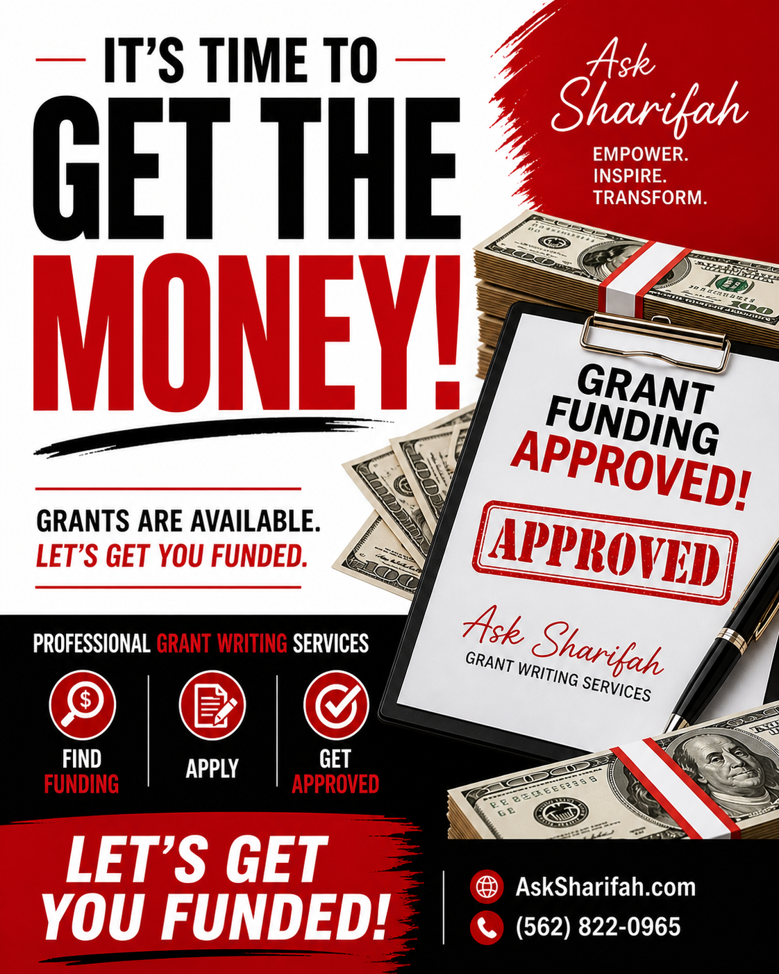 Ask Sharifah Grant Writing Services — Let's Get You Funded